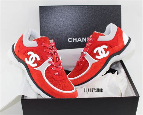 chanel cross trainer sneakers